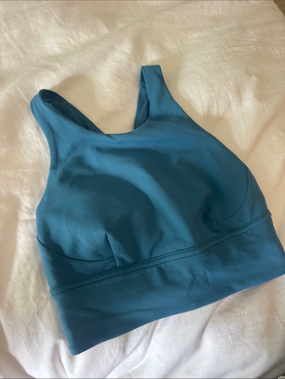 Women's Lululemon Teal High-Neck Sports Bra